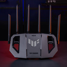 Load image into Gallery viewer, ASUS TUF Gaming BE6500 Dual Band WiFi 7 Gaming Router, Quad 2.5GbE, 3-step Port Forwarding, Smart Home Master, AiMesh, AiProtection Pro
