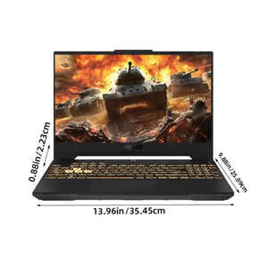 ASUS TUF 15.6" Gaming Laptop, Intel Core i7-13620H, NVIDIA GeForce RTX 4070, 64GB,4TB SSD, Mecha Grey, Win11