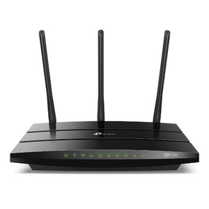 TP-Link AC1750 Gigabite Dual Band Wi-Fi Router, 5 GHz 1300 Mbps (802.11ac)/2.4 GHz 450 Mbps (802.11n), 1×Gigabit WAN Port, 4×Gigabit LAN Ports, 1× USB