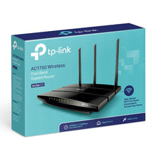 Load image into Gallery viewer, TP-Link AC1750 Gigabite Dual Band Wi-Fi Router, 5 GHz 1300 Mbps (802.11ac)/2.4 GHz 450 Mbps (802.11n), 1×Gigabit WAN Port, 4×Gigabit LAN Ports, 1× USB
