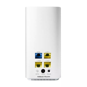 Asus ZenWiFi CD6(W-2PK) - AC1500 Dual-band Whole-Home Mesh WiFi System 2 Pack - Coverage up to 465 Sq. Meter/5000 Sq. ft. - 4X Gigabit Ports - 3 SSIDs