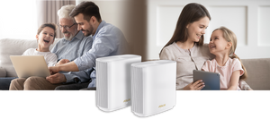 Asus ZenWiFi XT8 V2(W-1PK) AX6600 Tri-band Mesh WiFi 6 System 1 Pack – Coverage up to 2750 sq.ft 90IG0590-MO3A30, Home WiFi, indoor Mesh WiFi