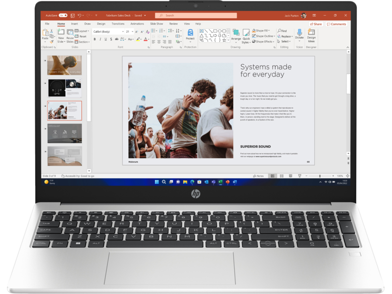Hp 250 G10 I3-1315U 8Gb 256Gb Ssd 15.6In Fhd Notebook B39Qlat