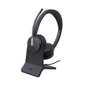 Yealink BH70 Dual Bluetooth Headset, Teams Certified, USB-C Connection, 3-Mic Noise Cancellation, All-day-wearing comfort, 35mm custom speakers