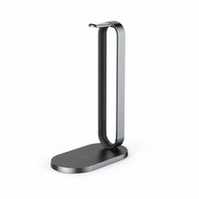 Load image into Gallery viewer, Yealink BH76 Headset, Light Grey with Charging Stand, USB-A Connection, Teams Certified, Retractable hidden microphone arm, Qi wireless charging stand
