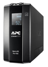Load image into Gallery viewer, APC Backup UPS Pro BR 900VA, 6 Outlets, AVR, LCD Interface, with Data line protection BR900MI
