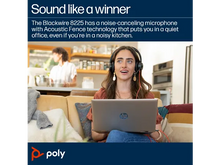 Load image into Gallery viewer, Hp Poly Blackwire 8225 Stereo Usb-C Headset +Usb-C/A Adapter, Noise-canceling mic + Acoustic Fence technology, Advanced hybrid ANC 3 settings 772K5AA

