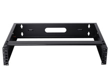 Load image into Gallery viewer, Linkbasic 2U Wall Mount Open Rack, Supplied Assembled, Cold Rolled Steel; Powder Coated, Compatibility: CAB-T300, Dimensions: 94 x 498 x 350mm (HxWxD)
