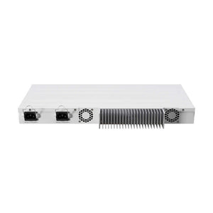 Mikrotik Cloud Core Router CCR2004-1G-12S+2XS, 1x GB RJ45 port, 12x 10G SFP+ cages, 2 x 25G SFP28 cages, 1U rackmount case, Dual PSU