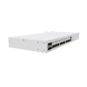 MikroTik Cloud Core Router CCR2116-12G-4S+, with 4x SFP+ cage, 13x 10/100/1000 GbE LAN Ports, M.2 PCIe slot, 1U Rackmount case, Dual PSU, RouterOS v7