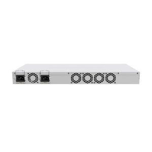 MikroTik Cloud Core Router CCR2116-12G-4S+, with 4x SFP+ cage, 13x 10/100/1000 GbE LAN Ports, M.2 PCIe slot, 1U Rackmount case, Dual PSU, RouterOS v7