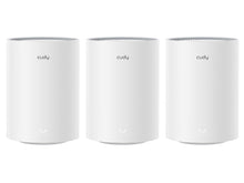 Load image into Gallery viewer, Cudy Dual Band WiFi 6 3000Mbps Multi-Gigabit Mesh 3-Pack, 1x Gigabit Ethernet Port, 1x 2.5Gbps Ethernet Port, integrated antennas | M3000 (3-Pack)
