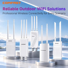 Load image into Gallery viewer, COMFAST High Power 3600/1200/300M Outdoor CPE WiFi Router AP Extender Dual Band 2.4/5G High Gain Antenna
