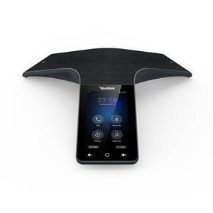 Yealink CP965 Android Conference Phone, with 5" 720x1280 Pixel colour touch screen, 1x Ethernet port 10/100 PoE support, 12 Microphone array for voice