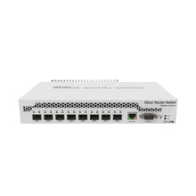 Load image into Gallery viewer, MikroTik Cloud Router Switch CRS309-1G-8S+IN, 1x GB Ethernet, 8x SFP+ Cages, RouterOS L5 Or SwitchOS (Dual Boot), Passive Desktop Case, PSU
