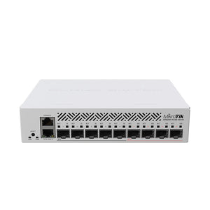 Mikrotik Network netFiber 9 Switch L3, 1GB Ethernet Port (PoE-IN), x5 1G SFP Ports, x4 SFP+ Ports, K-48 fastening set, ears, PSU