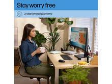 Load image into Gallery viewer, HP P34hc G4 34 inch WQHD (3440 x 1440) Resolution USB-C Curved Monitor Height adjustable; Tilt 21Y56AA
