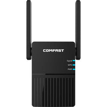 Load image into Gallery viewer, COMFAST 2100Mbps WiFi Repeater Repetidor 5G 802.11AC OLED Display WiFi Range Extender Signal Booster 4 Antennas
