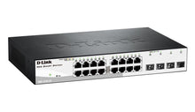 Load image into Gallery viewer, D-Link DGS-1210-20E 16 port + 4 Gigabit SFP Ports Smart Switch, Managed L2 Switch, with 20x RJ-45 Ethernet ports, 40 Gbit/s switching, 1U Rack mount
