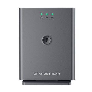 Grandstream DECT Base only, compatible with DP720, DP722 or DP730, Up to 5 Handsets, 4 concurrent Calls, 10 SIP accounts, DP755 VoIP DECT Base