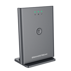 Grandstream DECT Base only, compatible with DP720, DP722 or DP730, Up to 5 Handsets, 4 concurrent Calls, 10 SIP accounts, DP755 VoIP DECT Base