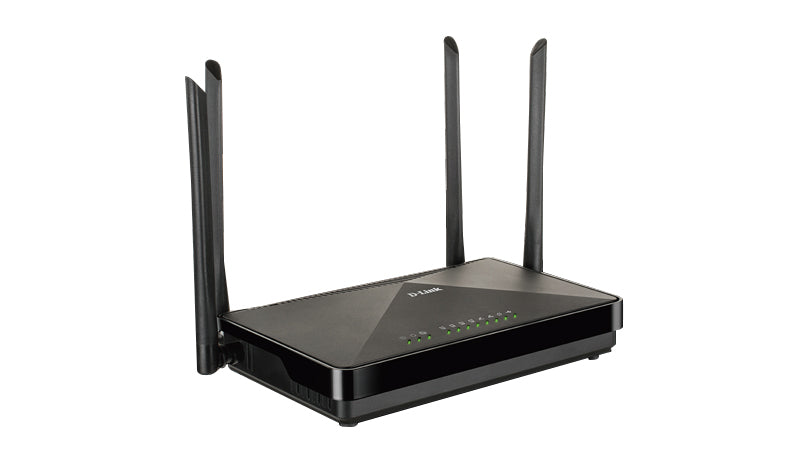 D-Link DSL-245GE Dual Band Wireless AC1200 VDSL2/ADSL2+ Modem Router, up to 1.2 Gbps, 4x 10/100/1000 Gigabit LAN port, 1*RJ-11 xDSL Port, USB 3.0 Port