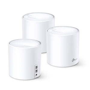 TP-Link Deco X20 (AX1800) Double Pack With 2 x Gigabit Ports, Enhanced Whole Home Coverage, Seamless Roaming, Connects over 150 Devices, Faster Wi-Fi6