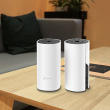 Load image into Gallery viewer, TP-Link Deco M4 Whole Home Mesh Wi-Fi System AC1200 Dual-Band Wi-Fi (Dual Pack), 2 × 10/100/1000 Mbps ports, 5GHz: 867Mbps/2.4GHz: 300Mbps - DECO M4-2
