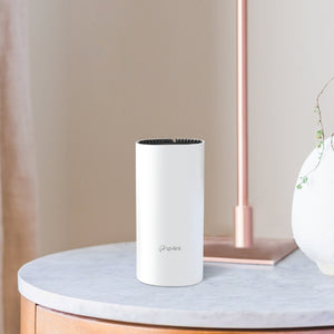 TP-Link Deco M4 Whole Home Mesh Wi-Fi System AC1200 Dual-Band Wi-Fi (Dual Pack), 2 × 10/100/1000 Mbps ports, 5GHz: 867Mbps/2.4GHz: 300Mbps - DECO M4-2