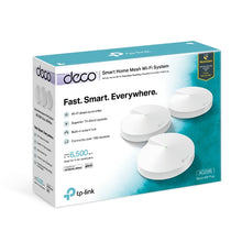 Load image into Gallery viewer, TP-Link Deco M9 Ac2200 Triple Pack, Smart Home Mesh WiFi System AC2200 Tri-Band WiFi, Dead-zone Killer, No More Buffering, Whole Home Seamless Roaming
