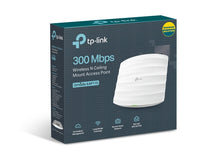 Load image into Gallery viewer, TP-Link N300 Ceiling Mount Wireless Access Point, 300Mbps at 2.4GHz, 802.11n, 1 x FE LAN, 802.3af PoE Supported, Centralized Management, PSU Excluded
