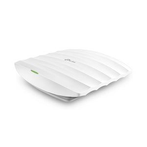 TP-Link AC1750 Dual Band Ceiling Mount Access Point, Qualcomm, 1300Mbps At 5Ghz + 450Mbps At 2.4Ghz, 1 Gigabit LAN, 802.3At PoE, 6 Internal Antennas