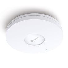 Load image into Gallery viewer, TP-Link AX3600 Ceiling Mount Dual-Band Access Point, 1×2.5Gbps RJ45 Port, 1148Mbps at 2.4GHz + 2402Mbps at 5GHz, 1000+ clients, 802.3at POE + 12V DC
