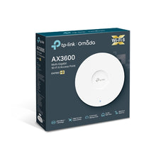 Load image into Gallery viewer, TP-Link AX3600 Ceiling Mount Dual-Band Access Point, 1×2.5Gbps RJ45 Port, 1148Mbps at 2.4GHz + 2402Mbps at 5GHz, 1000+ clients, 802.3at POE + 12V DC
