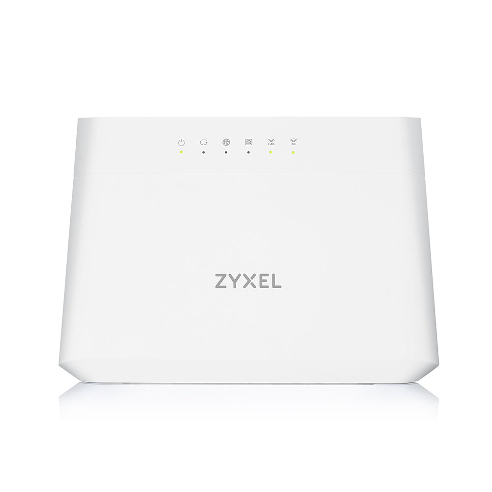 Zyxel AC1200 Ethernet Gateway (Gbe WAN), Dual-Band Wireless, 4 x GbE Gateway, 802.11 b/g/n/ac 2.4GHz 300Mbps, 802.11 a/n/ac 5GHz 867Mbps, EMG3525-T50B