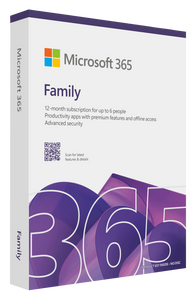 MICROSOFT M365 FAMILY ENGLISH SUBSCRI 1YR AFRICA ONLY MEDIALESS