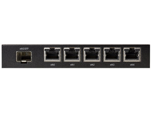 Ubiquiti UISP EdgeRouter X SFP, 5x 10/100/1000 Ethernet Ports, 1x 1.25Gbps SFP Ports, 24V 2.5A Power Supply, System Memory 256MB DDR3 RAM  | ER-X-SFP