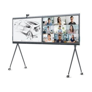 Yealink Extended Touchscreen for MeetingBoard, 4k camera, crystal-clear speaker, full-duplex Mics, supports infrared touch, Support 20 Touch Points