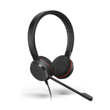 Load image into Gallery viewer, Jabra Evolve20 Duo Wired Headset (USB) MS Version, Stereo, USB, Passive noise cancellation, Plug and play, Designed for all-day comfortable use
