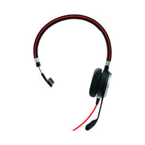 Jabra Evolve 40 Mono USB Headset, Wired Mono Headset, with 3.5mm jack and USB connection, built in Busylight, Passive Noise-Cancellation (PNC)