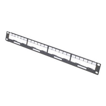 Load image into Gallery viewer, Data Distribution 1U Patch Panel, Holds 4 each Data Distribution Cables for a Total of 24 Ports AR8451
