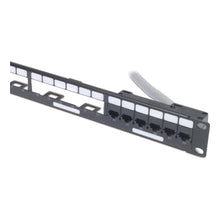 Load image into Gallery viewer, Data Distribution 1U Patch Panel, Holds 4 each Data Distribution Cables for a Total of 24 Ports AR8451
