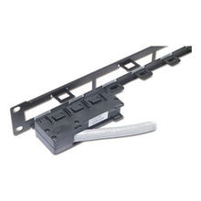Load image into Gallery viewer, Data Distribution 1U Patch Panel, Holds 4 each Data Distribution Cables for a Total of 24 Ports AR8451
