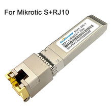 Load image into Gallery viewer, 10Gb SFP to RJ45 Transceiver Module SFP-10G-T 10GBase-TX RJ45 Copper 30m Cisco/Mikrotik/Netgear/TP-Link Fiber Optical Switch
