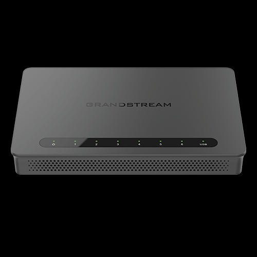 Grandstream GS-GWN7001 Wired VPN Router & Firewall, 6 x GbE LAN/WAN, 6x GbE, VPN, DPI, SDN, GWN.Cloud/Local provisioning, USB (cellular failover)