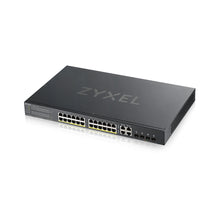Load image into Gallery viewer, Zyxel Smart Managed 24-Port Switch - GS1920-24HPV2 - 24-Port Gbit/PoE - Whisper-quiet Operation, LED Indicators, Power more Devices, Zyxel ONE Network
