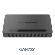 Load image into Gallery viewer, Grandstream GS-GWN7001 Wired VPN Router &amp; Firewall, 6 x GbE LAN/WAN, 6x GbE, VPN, DPI, SDN, GWN.Cloud/Local provisioning, USB (cellular failover)
