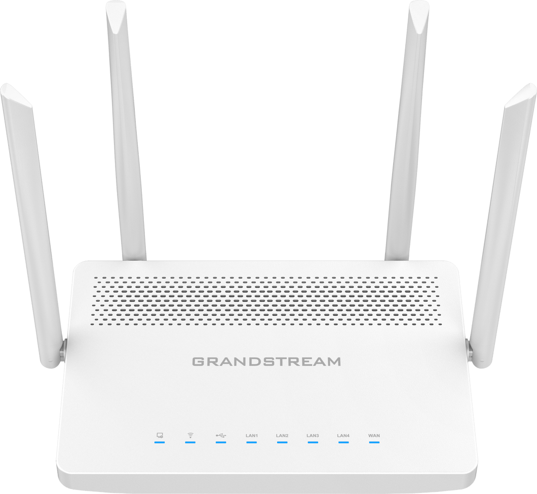 Grandstream GS-GWN7052 Enterprise WiFi 5 SMB router, featuring 2x2 WiFi 5, GWN.Cloud,1x WAN Ports + 4xLAN Ports, with advanced VPN, advanced QoS, SNMP