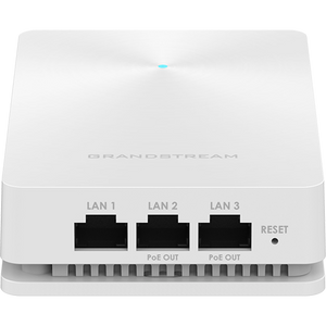 Grandstream GS-GWN7624 Enterprise Hybrid WiFi 5 In-Wall Access Point, 2.03Gbps, 5GHz 4x4 MU-MIMO, 2GHz 2x2 MIMO, Embedded control, requires 48v Gb PoE