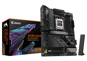 GIGABYTE Aorus AMD X870 Chipset for AMD AM5, 4*DDR5, 4*M2, 2*HDMI(1*Front), 2*USB4 USB Type-C,ATX, Supports AMD Ryzen 9000/8000/7000 Series Processors